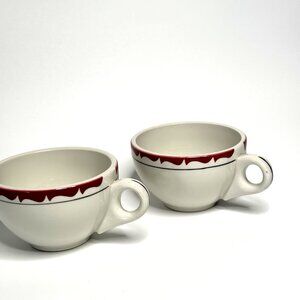 Copy Vintage Grindley Duraline Teacup Hotelware England Super Vitrified Set of 2